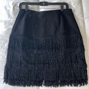 Ann Taylor Fringe Tassel Skirt